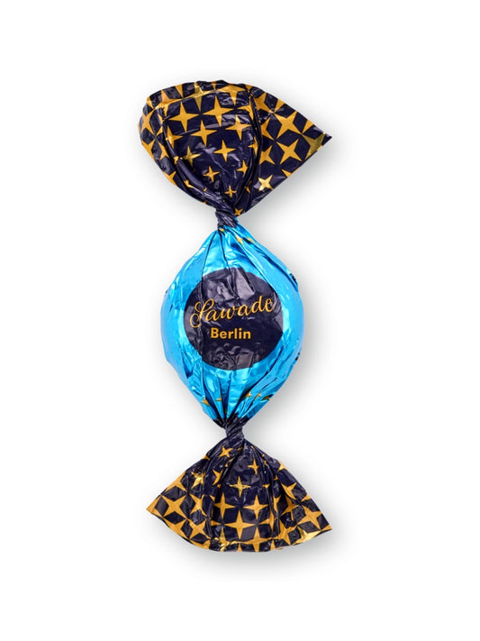 Sawade Nougat-Crisp Kugel 16g – Vollmilchschokolade mit knusprigen Crispies und zartem Haselnussnougat.