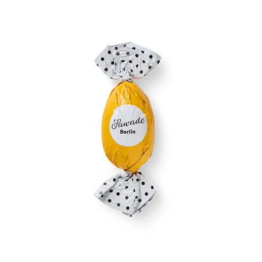 Sawade Eierlikör-Osterei aus Zartbitterschokolade – gefüllt mit hausgemachtem Eierlikör, erhältlich in der Confiserie Dreyer in der Rattenfängerstadt Hameln.