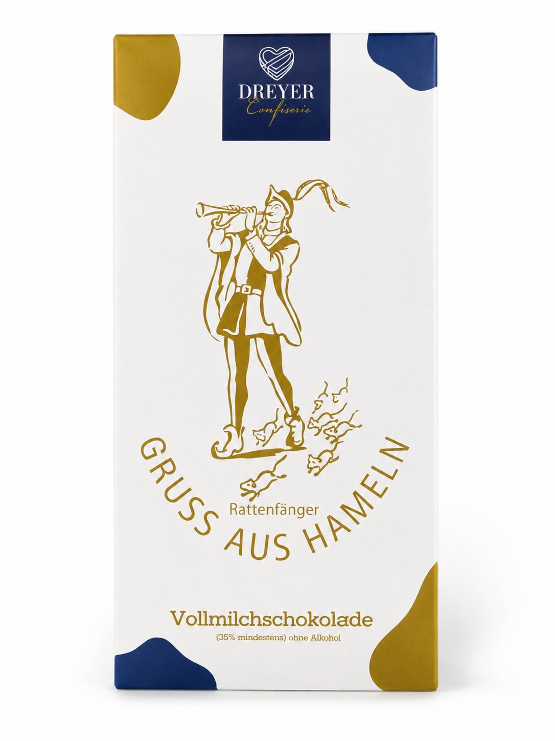 Schokolade Gruß aus Hameln Vollmilch 80g Dreyer Confiserie