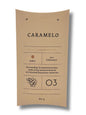 Wagner Manufakturschokolade Caramelo – Amber-Schokolade mit Karamellstückchen, handgeschöpft, erhältlich in der Dreyer Confiserie in der Rattenfängerstadt Hameln.