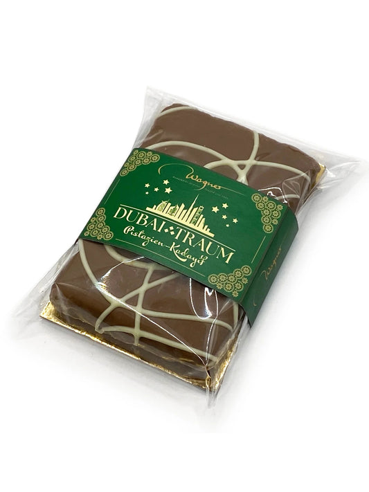 Dubai Schokolade von Wagner – orientalische Spezialität mit Pistazien aus der Rattenfängerstadt Hameln.