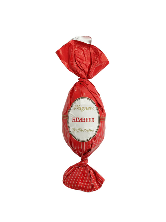 Wagner Trüffel-Osterei Himbeer 22g fruchtige Trüffelpraline aus Zartbitterschokolade erhältlich in der Dreyer Confiserie in Hameln.