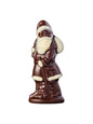 Weibler Weihnachtsmann Zartbitter 18 g – kleine, detailverzierte Figur aus feinherber Zartbitterschokolade, ideal als festliche Aufmerksamkeit zur Weihnachtszeit, erhältlich in der Dreyer Confiserie in der Rattenfängerstadt Hameln.